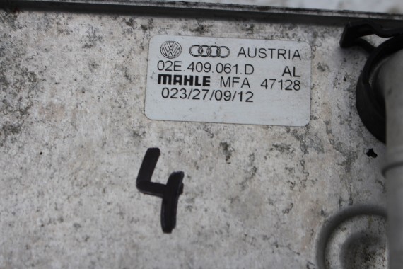 VW AUDI SKODA SEAT CHŁODNICA OLEJU 02E409061D 02E 409 061 D SKRZYNIA AUTOMATYCZNA 02E409061D 02E409061E 02E409061D 02E409061E