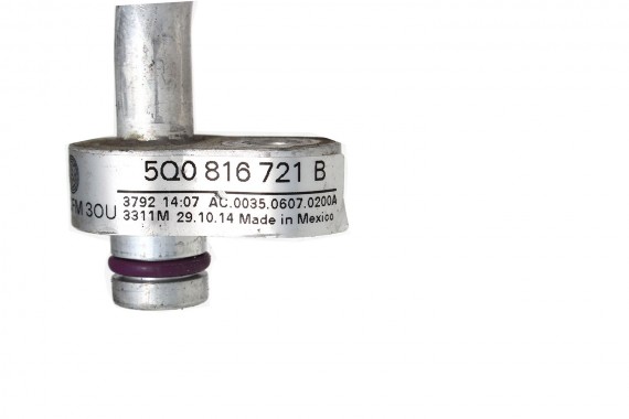 VW AUDI RURKI KLIMATYZACJI 5Q0820741C 5Q0820743G 5Q0816721B 5Q1816738C KLIMY PRZEWÓD RURKA KOMPLET RUREK 2.0 TDi diesel WĄŻ