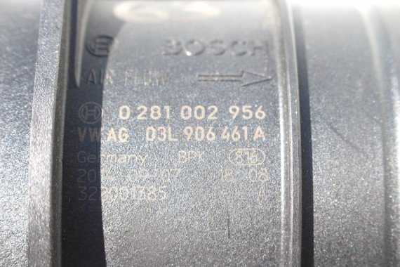 VW AUDI SKODA PRZEPŁYWKA PRZEPŁYWOMIERZ 03L906461A 03L 906 461 A masowy powietrza 03L906461A TDi diesel 03L906461A 03L906461A