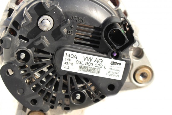 VW AUDI SEAT SKODA ALTERNATOR 140A 03L903023L 03L 903 023 L VALEO 2.0 TDi TG14C043 03L903023LX 03L903023L 03L903023L 03L903023L