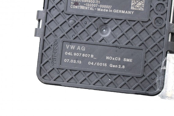 VW GOLF 7 CZUJNIK SONDA NOX 04L907807B silnik diesel 2.0 TDi 04L 907 807 B 04L907807B 04L907807B 04L907807B 04L907807B 04L907807