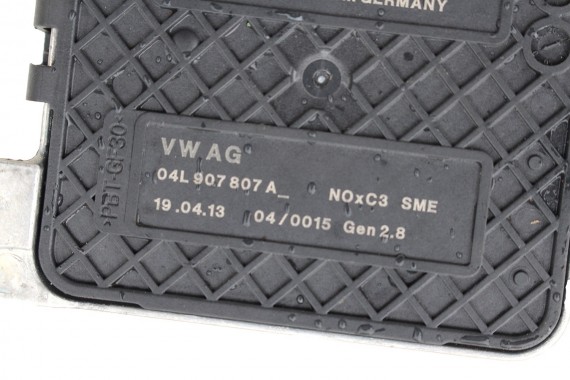 VW GOLF 7 CZUJNIK SONDA NOX 04L907807A silnik diesel 2.0 TDi 04L 907 807 A 04L907807A 04L907807A 04L907807A 04L907807A 04L907807