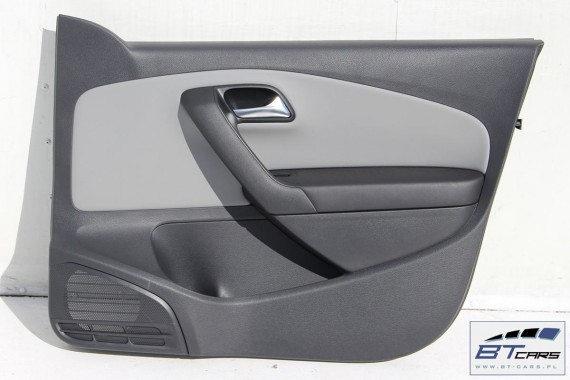 VW POLO FL GT LIFT FOTELE KOMPLET FOTELI siedzeń siedzenia tapicerka 6C 6C4 6C0 5-drzwiowy skóra welur kolor czarno-niebieskie