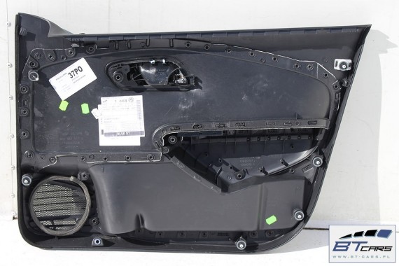 VW POLO FL GT LIFT FOTELE KOMPLET FOTELI siedzeń siedzenia tapicerka 6C 6C4 6C0 5-drzwiowy skóra welur kolor czarno-niebieskie