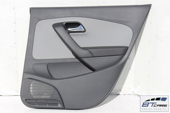 VW POLO FL GT LIFT FOTELE KOMPLET FOTELI siedzeń siedzenia tapicerka 6C 6C4 6C0 5-drzwiowy skóra welur kolor czarno-niebieskie