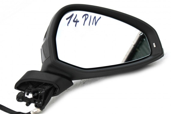 AUDI A4 LUSTERKO DRZWI PRAWE 14 pin 8W LY9B zewnętrzne pinów kabli przewodów 14pin LY9B - czarny brylantowy 8W1857410 8W0857536