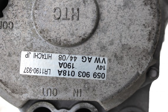 VW AUDI Q7 ALTERNATOR 059903018A 059903023Q 190A 3.0 TDi diesel 059903018 059903018A 059903023Q 059903018A 059903023Q 059903018