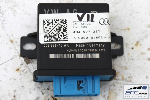 AUDI A6 A7 A8 MODUŁ STEROWNIK ŚWIATEŁ 4H4907357 4H4907357A doświetlania regulacji zasięgu 4H4 907 357 4G 4H 4H4907357 4H4907357A