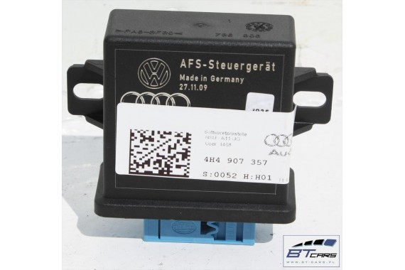 AUDI A6 A7 A8 MODUŁ STEROWNIK ŚWIATEŁ 4H4907357 4H4907357A doświetlania regulacji zasięgu 4H4 907 357 4G 4H 4H4907357 4H4907357A