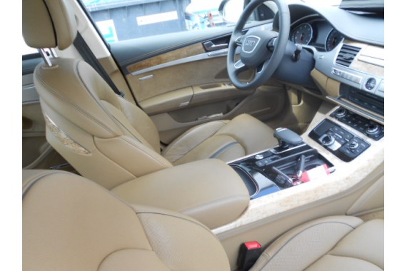 AUDI A8 4H D4 LONG FOTELE KOMPLET FOTELI siedzeń siedzenia tapicerka 4H0 kolor brązowy skóra masaże wentylowane DESIGN SELECTION
