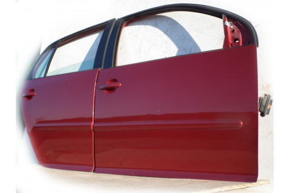 VW GOLF V 5 1K DRZWI PRAWE PRZÓD + TYŁ STRONA PRAWA przednie + tylne 2 sztuki czerwone bordowe 1K4
