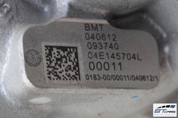 VW AUDI TURBINA TURBOSPRĘŻARKA 04E145704L 04E145704T 04E145713Q 04E145704N 04E145703Q 04E145713B 04E145721L 04E145722E 1.2 TSi