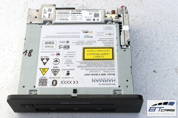 AUDI A4 CZYTNIK MMI 8W0035025 8W0035027 3G+ MIB II SD SIM HIGH (Gen2) 8W0 035 025 8W0 035 027 MULTIMEDIA 8W 8W0035025 8W0035027