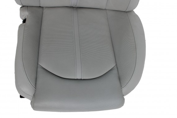 AUDI A8 D4 FOTELE FOTEL TYŁ TYLNE TAPICERKA kanapa tylna siedzisko 4H D4 2010-2017 szare kolor szary skórzane skóra 4H0885111