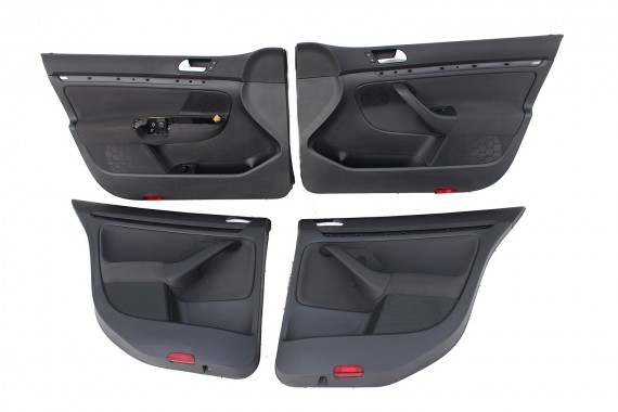 VW JETTA BOCZKI DRZWIOWE BOCZEK TAPICERKA 1K5 welur kolor antracyt 1K4867011 1K4867012 1K5867211 1K5867212 1K4867011 1K4867012