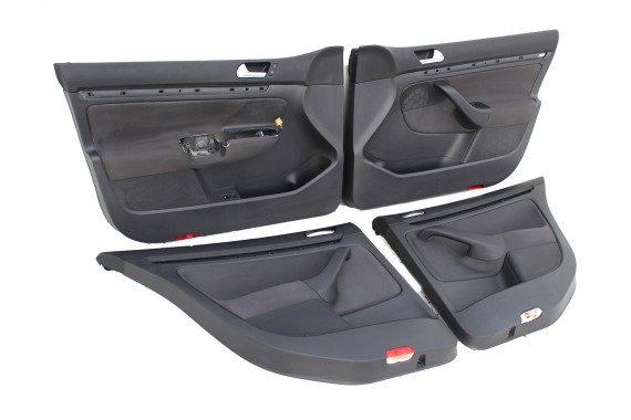 VW JETTA BOCZKI DRZWIOWE BOCZEK TAPICERKA 1K5 welur kolor antracyt 1K4867011 1K4867012 1K5867211 1K5867212 1K4867011 1K4867012