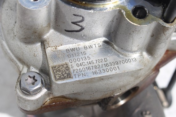 AUDI VW SEAT SKODA TURBINA 04C145702D TURBOSPRĘZARKA 04C145701P 04C145702D 04C145702L 04C145702R 04C145703 1.0 TSI 04C 145 701 P