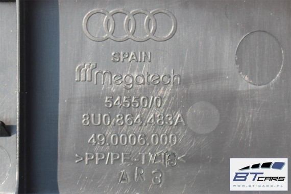 AUDI Q3 8U PAS BAGAŻNIKA 8U0864483A 8U0864483S TAPICERKA 8U0 864 483 A kolor soul czarny 8U LIFT 8U0864483A 8U0864483S 8U0864483