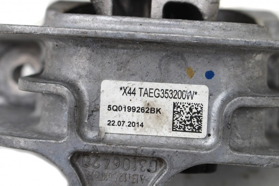 VW AUDI SKODA ŁAPA PODUSZKA SILNIKA 5Q0199262BK 5Q0 199 262 podpora wspornik loże 5Q0199262DD 5WA199262E 5Q0199262BK 5Q0199262BK