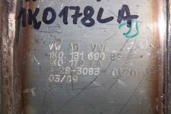 VW PASSAT B6 B7 GOLF 5 6 AUDI KATALIZATOR 1.6 TDi 1K0131690BF 1K0 131 690 BF 1K0131178LA 1K0 181 LA 1K0131690BF 1K0131690BF