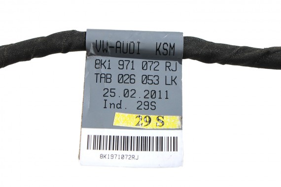 AUDI Q5 WIĄZKA SILNIKA 8K1971072RJ instalacja 2.0TFSi silnik benzynowy 8K1 971 072 RJ  8R 8K1971072RJ  8K1971072RJ 8K1971072RJ