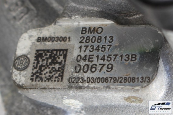 VW AUDI TURBINA TURBOSPRĘŻARKA 04E145713B 04E145704L 04E145704T 04E145713Q 04E145704N 04E145703Q 04E145721L 04E145722E 1.2 TSi