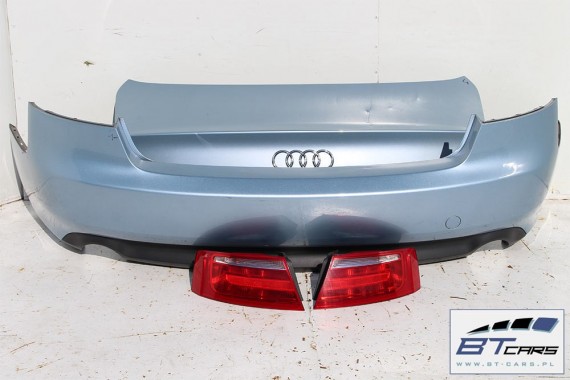 AUDI A5 KOMPLETNY TYŁ ZDERZAK tylny + KLAPA BAGAŻNIKA + LAMPY lampa 8T   Kolor Q1Q1 LY5J Liquidblau metallic 8T0807303 8T0827023