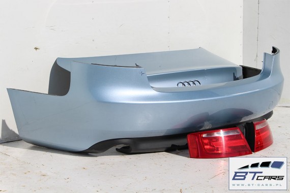 AUDI A5 KOMPLETNY TYŁ ZDERZAK tylny + KLAPA BAGAŻNIKA + LAMPY lampa 8T   Kolor Q1Q1 LY5J Liquidblau metallic 8T0807303 8T0827023