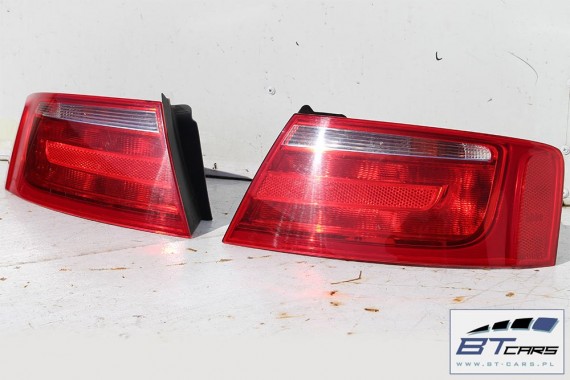 AUDI A5 KOMPLETNY TYŁ ZDERZAK tylny + KLAPA BAGAŻNIKA + LAMPY lampa 8T   Kolor Q1Q1 LY5J Liquidblau metallic 8T0807303 8T0827023
