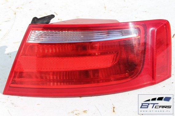 AUDI A5 KOMPLETNY TYŁ ZDERZAK tylny + KLAPA BAGAŻNIKA + LAMPY lampa 8T   Kolor Q1Q1 LY5J Liquidblau metallic 8T0807303 8T0827023