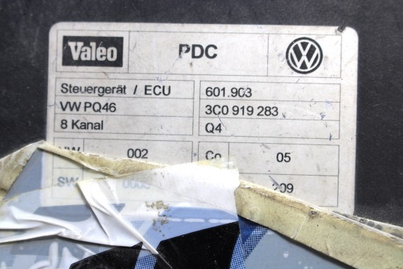 VW PASSAT B6  STEROWNIK PDC 3C0919283 moduł parkowania parkhilfe 3C0 919 283  3C 2006-