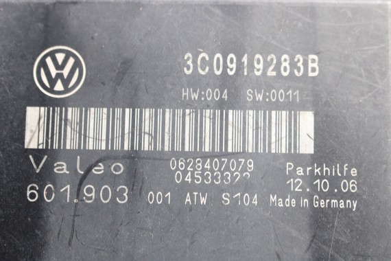 VW PASSAT B6 STEROWNIK PDC 3C0919283B moduł parkowania parkhilfe 3C0 919 283 B 3C 2006-