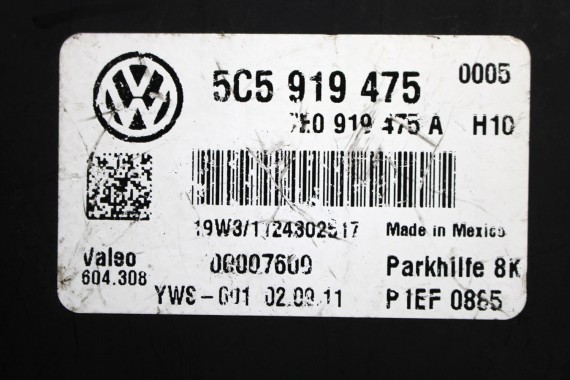 VW THE BEETLE STEROWNIK PDC 5C5919475 7E0919475A 5C5919475A moduł parkowania parkhilfe 5C5919475 7E0919475A 5C5919475A 5C5919475