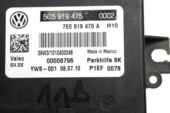 VW THE BEETLE STEROWNIK PDC 5C5919475 7E0919475A 5C5919475A moduł parkowania parkhilfe 5C5919475 7E0919475A 5C5919475A 5C5919475