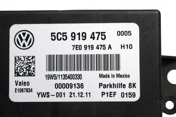 VW THE BEETLE STEROWNIK PDC 5C5919475 7E0919475A 5C5919475A moduł parkowania parkhilfe 5C5919475 7E0919475A 5C5919475A 5C5919475