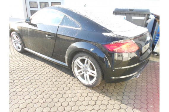 AUDI TT 8S TYŁ ZDERZAK tylny + KLAPA BAGAŻNIKA + LAMPY lampa Led 2015- Kolor: LY9T czarny (mythos schwarz) 8S0945095A 8S0945096A