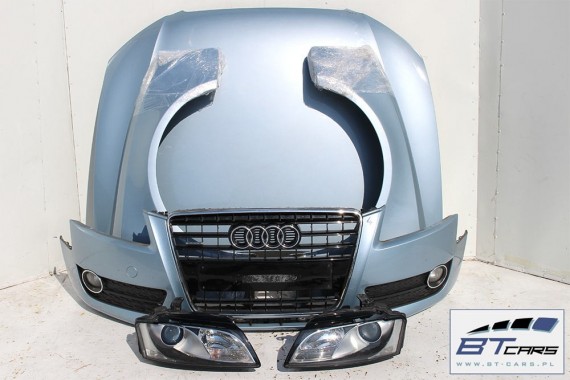 AUDI A5 8T LY5J PRZÓD maska błotniki zderzak przedni błotnik Kolor Q1Liquidblau metallic