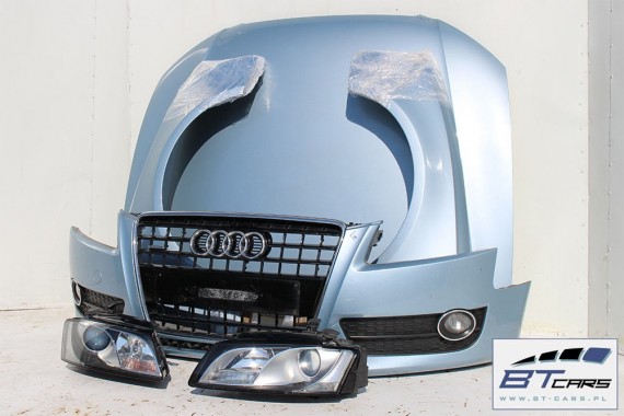 AUDI A5 8T LY5J PRZÓD maska błotniki zderzak przedni błotnik Kolor Q1Liquidblau metallic