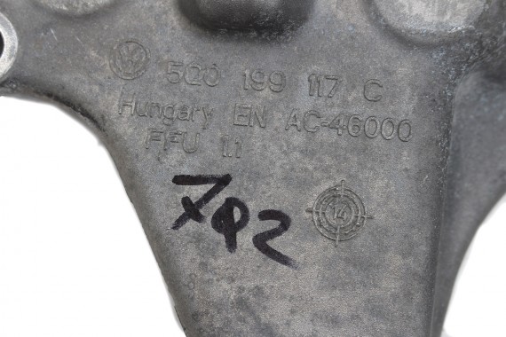 VW AUDI SKODA SEAT ŁAPA SILNIKA 5Q0199117C 1K0199117BQ  wspornik strona lewa 5Q0 199 117 C 1K0 199 117 BQ