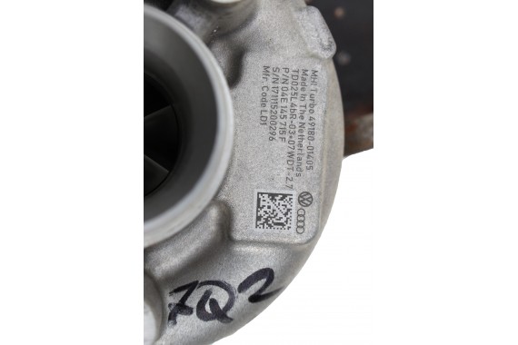 VW AUDI TURBINA TURBOSPRĘŻARKA 04E145715F 04E145715D 04E145715E 04E145715B 04E145721P 04E145721T 04E145722G 04E145722GX 1.4 TSi