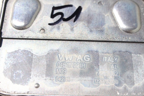 VW AUDI SEAT SKODA CHŁODNICA OLEJU 04E117021H 04E117021C 04E117021K 04E 117 021 H 04E 117 021 C 04E117021B 04E117021L 04E117021