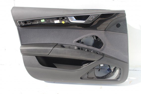 AUDI A8 BOCZEK DRZWI BOCZKI DRZWIOWE TAPICERKA welur 4H 4H0 d4 4H1867103 4H1867104 4H0867303 4H0867304 czarne czarny d4