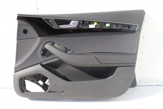 AUDI A8 BOCZEK DRZWI BOCZKI DRZWIOWE TAPICERKA welur 4H 4H0 d4 4H1867103 4H1867104 4H0867303 4H0867304 czarne czarny d4
