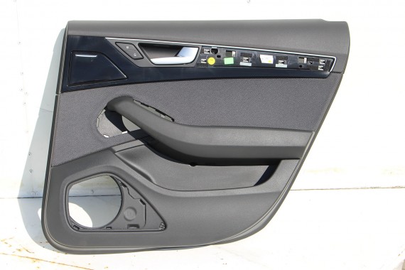 AUDI A8 BOCZEK DRZWI BOCZKI DRZWIOWE TAPICERKA welur 4H 4H0 d4 4H1867103 4H1867104 4H0867303 4H0867304 czarne czarny d4