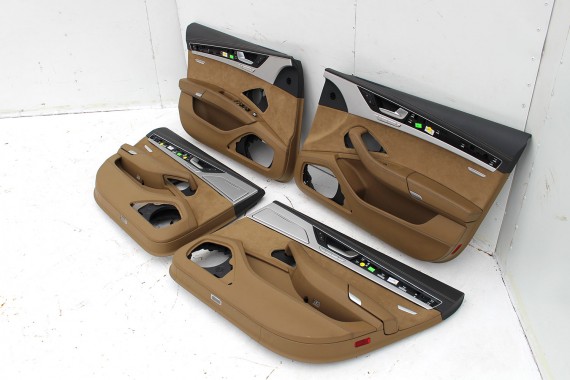 AUDI A8 LONG FOTELE KOMPLET FOTELI siedzeń siedzenia tapicerka 4H D4 wentylowane masaże wersja DESIGN SELECTION + BOCZKI DRZWI