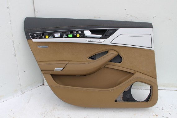 AUDI A8 LONG FOTELE KOMPLET FOTELI siedzeń siedzenia tapicerka 4H D4 wentylowane masaże wersja DESIGN SELECTION + BOCZKI DRZWI