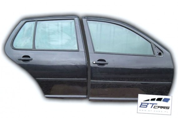 VW GOLF 4 IV 1J DRZWI STRONA PRAWA PRZÓD + TYŁ CZARNE 1J4831056 1J4 831 056 1J6833056F 1J6 833 056 F