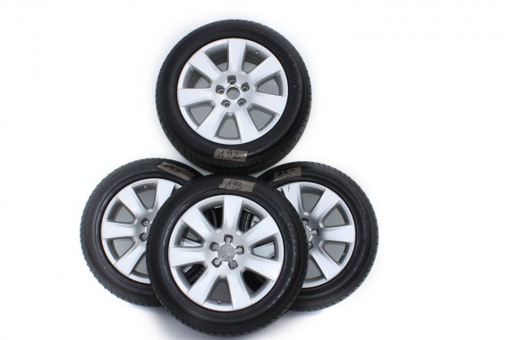 AUDI A4 A5 A6 A7 A8 FELGI 18 FELGA KOŁA OPONA 4H0601025D ET28 8J*18 opony 235/55/18 GOODYEAR EFFICIENT 104 4G 4H 4H0601025D