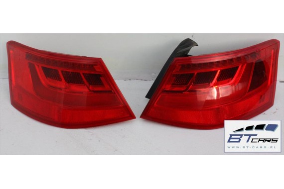 AUDI A3 TYŁ ZDERZAK + KLAPA BAGAŻNIKA + LAMPY lampa tylny Led ledy 8V 8V0 pdc 2013- Kolor: A2 LY9B - brylantowy czarny 8V3