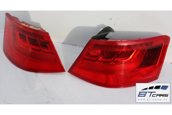 AUDI A3 TYŁ ZDERZAK + KLAPA BAGAŻNIKA + LAMPY lampa tylny Led ledy 8V 8V0 pdc 2013- Kolor: A2 LY9B - brylantowy czarny 8V3